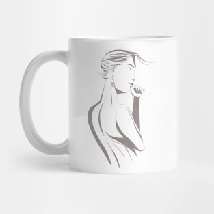 Girl in the wind Mug